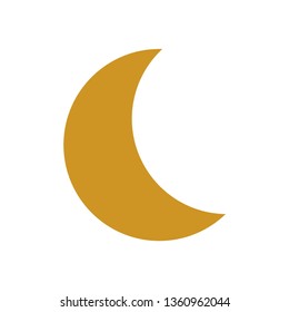 moon icon. illustration vector symbol. - Vector