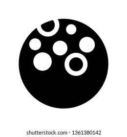 Moon icon. illustration vector symbol. - Vector