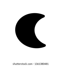 Moon icon. illustration vector symbol. - Vector