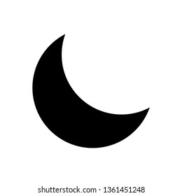 Moon icon. illustration vector symbol. - Vector