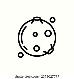 icono lunar, icono aislado en fondo claro, perfecto para sitio web, blog, logotipo, diseño gráfico, medios sociales, interfaz de usuario, aplicación móvil