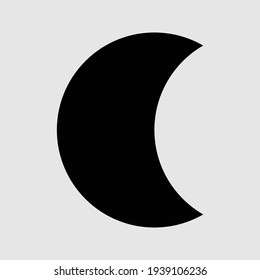 ilustración vectorial aislada de icono lunar