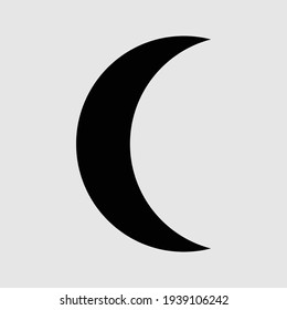 moon icon isolated vector illustration