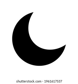 moon icon or logo isolated sign symbol vector illustration - high quality black style vector icons
