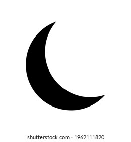 moon icon or logo isolated sign symbol vector illustration - high quality black style vector icons
