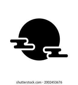 moon icon or logo isolated sign symbol vector illustration - high quality black style vector icons