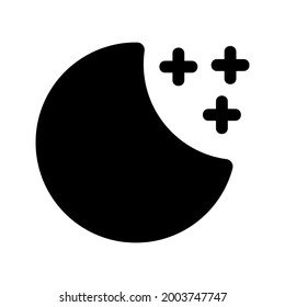 moon icon or logo isolated sign symbol vector illustration - high quality black style vector icons