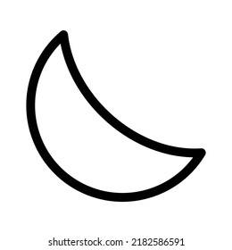 moon icon or logo isolated sign symbol vector illustration - high quality black style vector icons
