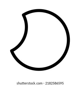moon icon or logo isolated sign symbol vector illustration - high quality black style vector icons
