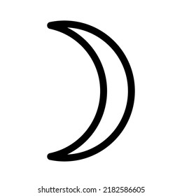 moon icon or logo isolated sign symbol vector illustration - high quality black style vector icons

