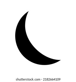 moon icon or logo isolated sign symbol vector illustration - high quality black style vector icons
