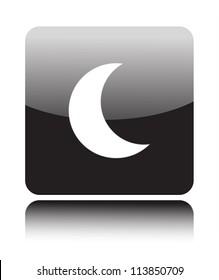 Moon icon on back button (sleeping mode)