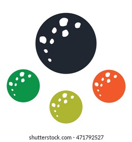 Moon icon on the background