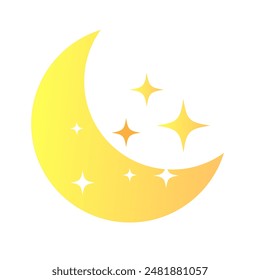 Moon icon PNG Images or logo for your web or mobile design.