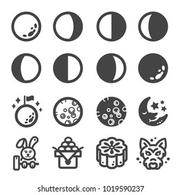 moon icon set