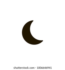 moon icon. sign design