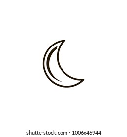 moon icon. sign design