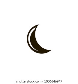 moon icon. sign design