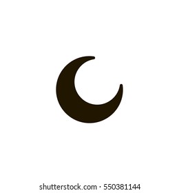 moon icon. sign design