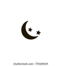 moon icon. sign design
