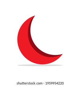moon icon. sign design. Vector Illustration.
