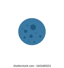 Moon icon. Simple element from space icons collection. Creative Moon icon ui, ux, apps, software and infographics.