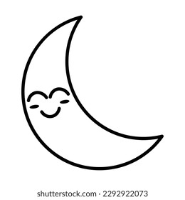 icono lunar, vector cielo, ilustración nocturna