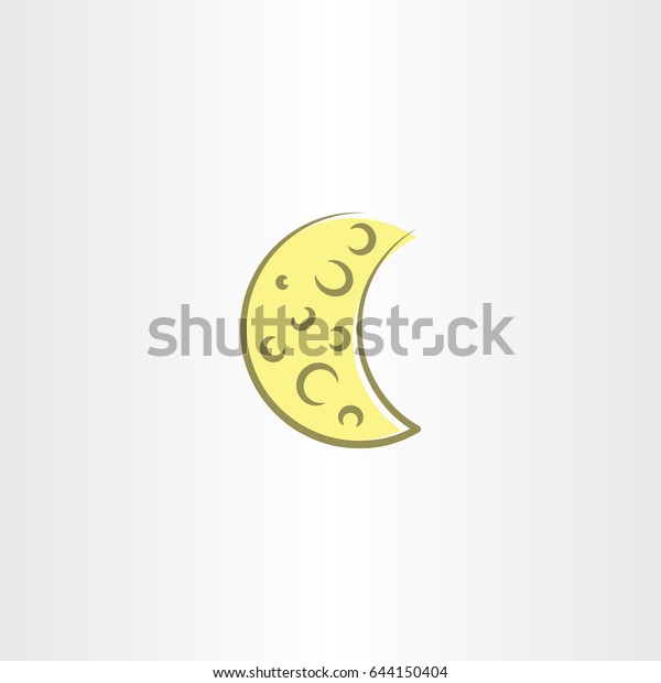 moon icon symbol element\
design 