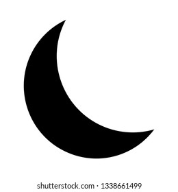 moon icon vector