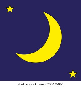 moon icon vector