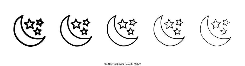 Mondsymbol Vektorgrafik