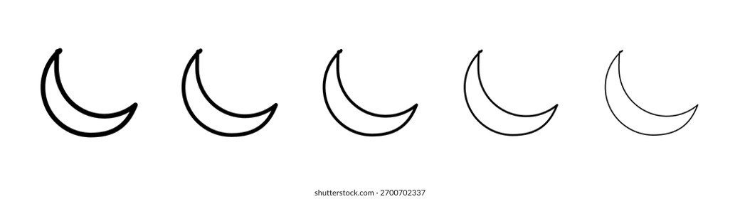 Mondsymbol Vektorgrafik