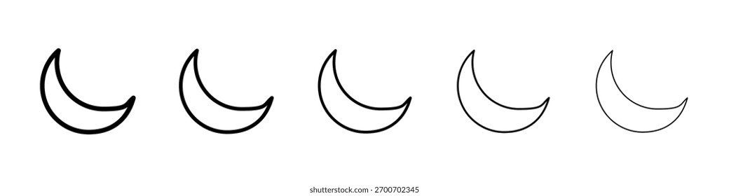 Mondsymbol Vektorgrafik
