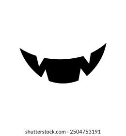 Moon icon vector. Celestial Moon illustration sign. Retro Moon symbol or logo.