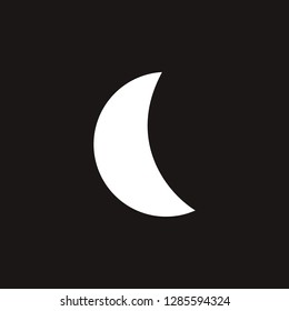 moon icon. moon vector design. sign design