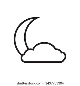 Moon icon vector design template