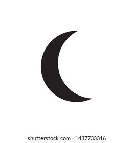 Moon icon vector design template