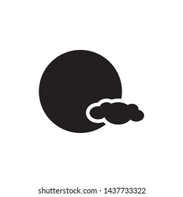 Moon icon vector design template