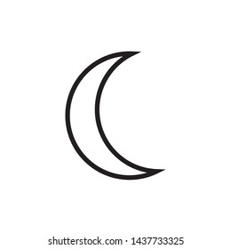 Moon icon vector design template