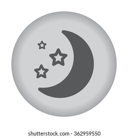 Moon icon. Vector eps 10.