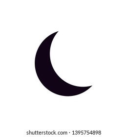 moon icon vector. illustration moon