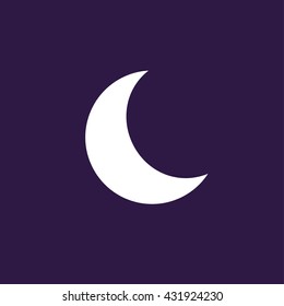 Moon icon . Vector illustration