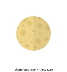 moon icon. vector illustration