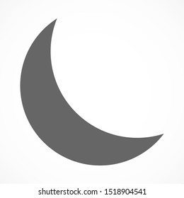 Moon icon vector illustration EPS10