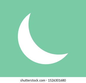 Moon icon vector illustration EPS10