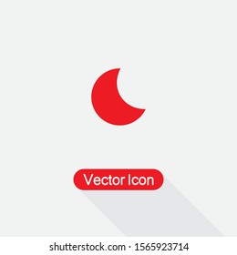 Moon Icon Vector Illustration Eps10