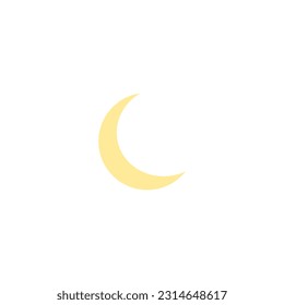 moon icon vector illustration isolated