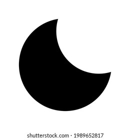 plantilla de ilustración del vector de icono de luna