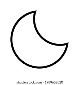 moon icon vector illustration template