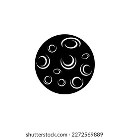 Moon icon. Moon vector icon. Moon logo. Moon vector icon